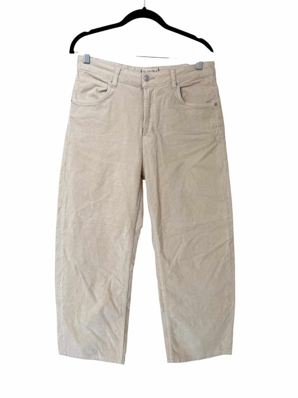 Free People Corduroy Deep Trance Barrel Cropped Pants